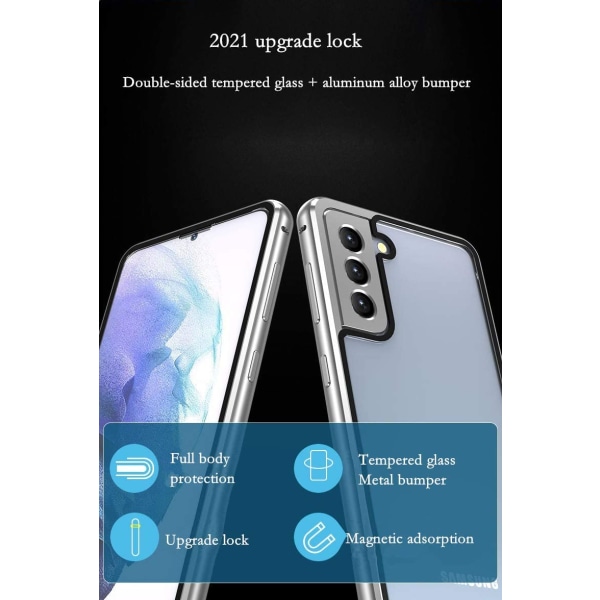 doubel case för Samsung S21plus|svart