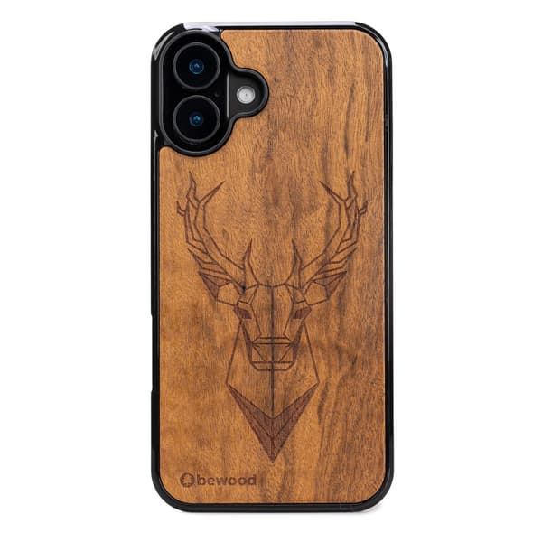 Bewood case for iPhone 16 Plus 6.7\" Deer Imbuia