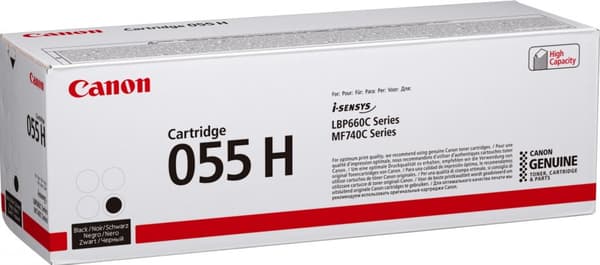 Canon 055 H svart 7600 sidor Toner 3020C002