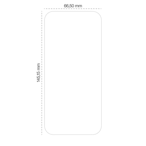Etteri hybridglas för iPhone 17 Pro 6,3\"