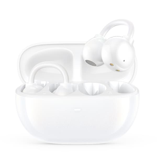 BWOO Bluetooth hörlurar BW39 TWS för löpning vit blå