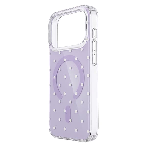 Bubble Dots Mag skal för iPhone 11 lila