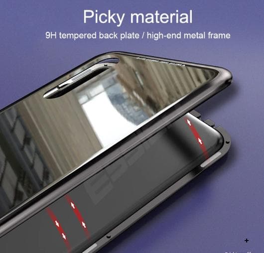 magnetisk glas bakfodral Huawei  P20 pro