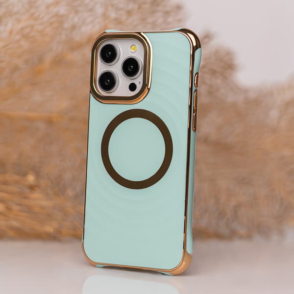 Circle Glam Mag-fodral för iPhone 13 Pro Max 6,7\" mint