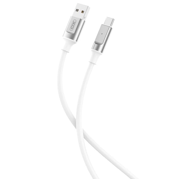 XO kabel NB251 USB - USB-C 1,0 m 6A vit vit