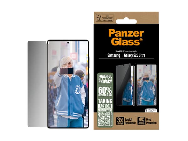 PanzerGlass svart Transparent svart