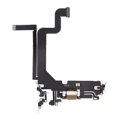 Laddningsport Flexkabel för iPhone 14 Pro Max (Eftermarknad Plus) (Guld)