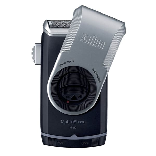 BRAUN Mörkeblå/sölv Shaver M-90