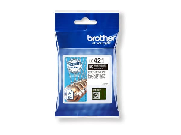 Brother LC 421BK svart 200 sidor bläck
