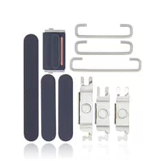 Hårda knappar (ström / volym / omkopplare) för iPhone 12 Mini (svart) svart