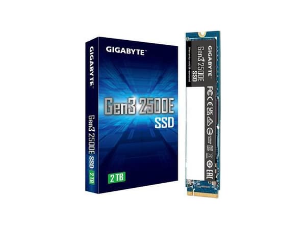 Gigabyte Gen3 Solid state-drev 2500E 1TB M.2 PCI Express 3.0 x4 (NVMe)