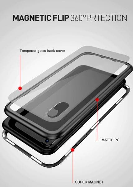 Magnetisk iphone 7/8 skall