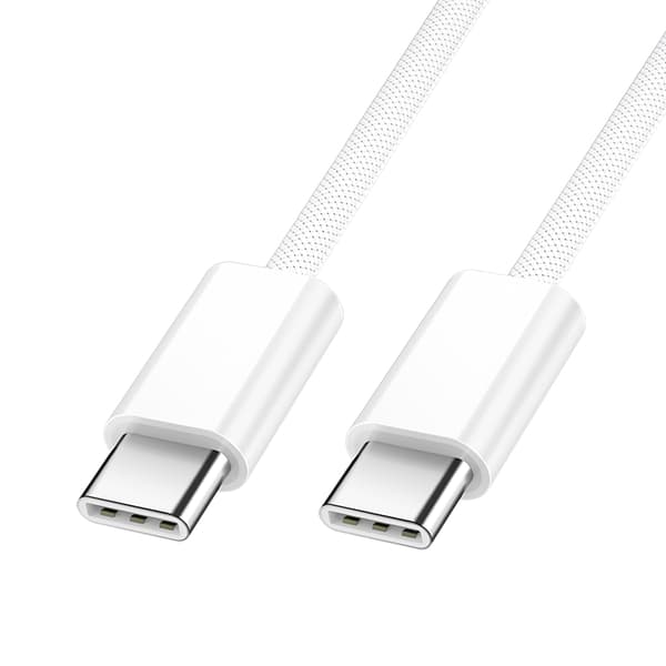 BWOO-kabel USB-C - USB-C 1m 60W för iPhone 15 BO-X284 vit vit