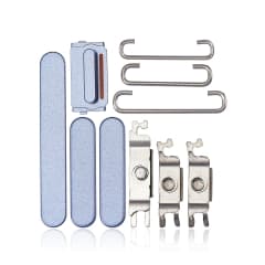 Hårda knappar (ström / volym / omkopplare) för iPhone 14 / 14 Plus (blå)