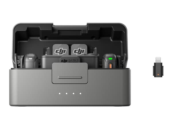 DJI Mic 3 Trådlös mikrofonsystem trådlös svart