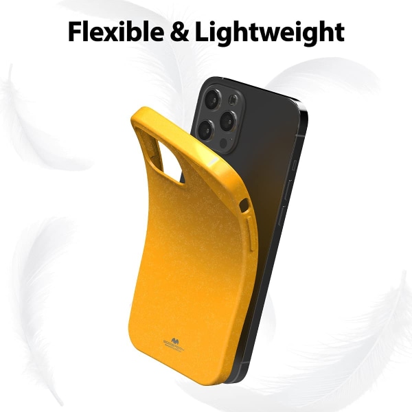 Jelly-fodral för iPhone 13 Pro Max |gul