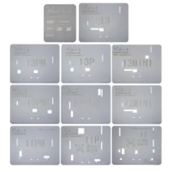 Touch IC-stenciler för iPhone 11 till 15-serien