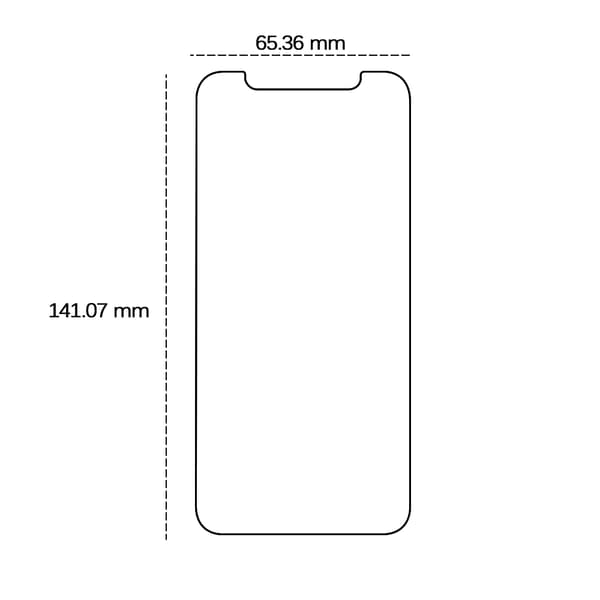 2-pack Tempered Glass Screen Protector for iPhone XR / 11 - 9H Hardness, Oleophobic Coating, Red