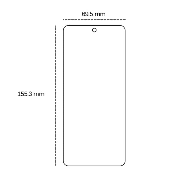 Härdat glas 2,5D för Xiaomi Redmi Note 10 5G / Poco M3 Pro / M3 Pro 5G röd