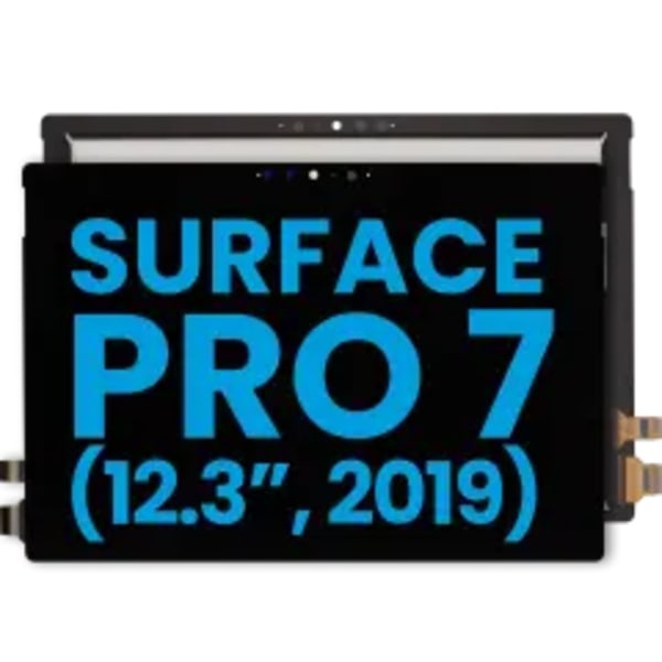LCD-enhet med digitizer för Microsoft Surface Pro 7 (förlängningskabel ingår) (eftermarknad)