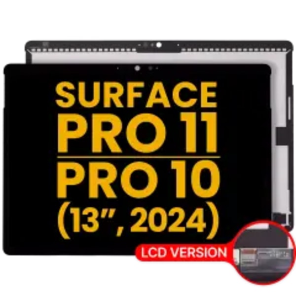 LCD-enhet med digitizer för Microsoft Surface Pro 13\" 10:e / 11:e (renoverad) (LCD-version) (svart)