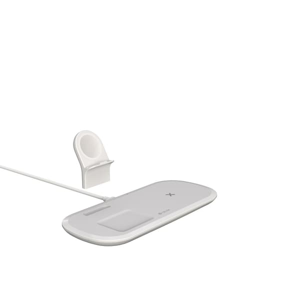Devia trådlös laddare 3i1 Smart 15W vit