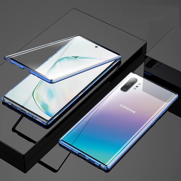 Magneto  fodral förSamsung note 10 blå Blue