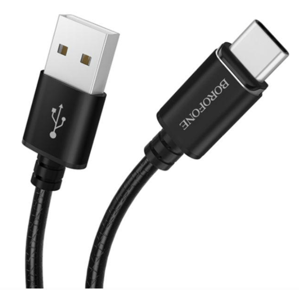 BU1 magnetisk USB-kabel för USB-C svart