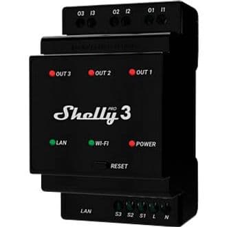 Shelly Pro 3 Three-phase DIN-relay