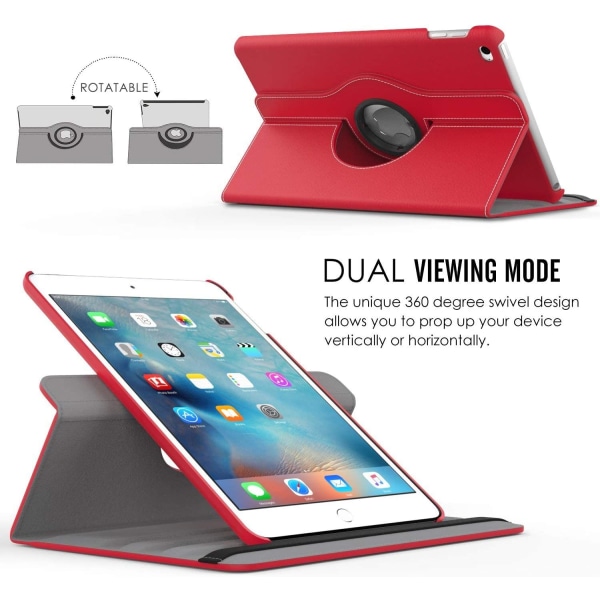 iPad air/iPad Air2 fodral, 9,7"röd