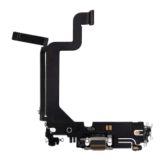Laddningsport flexkabel för iPhone 14 Pro Max (Använd OEM-dragning) (Guld) guld