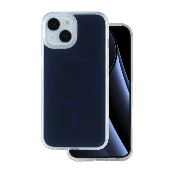 Lowkey Mag för iPhone 13 mörkblå