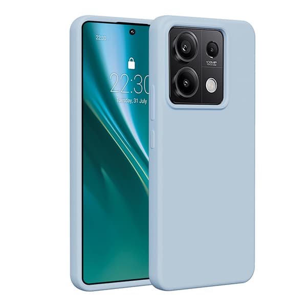 Etteri Silikonskal för Xiaomi Redmi Note 13 Pro 5G ljusblå