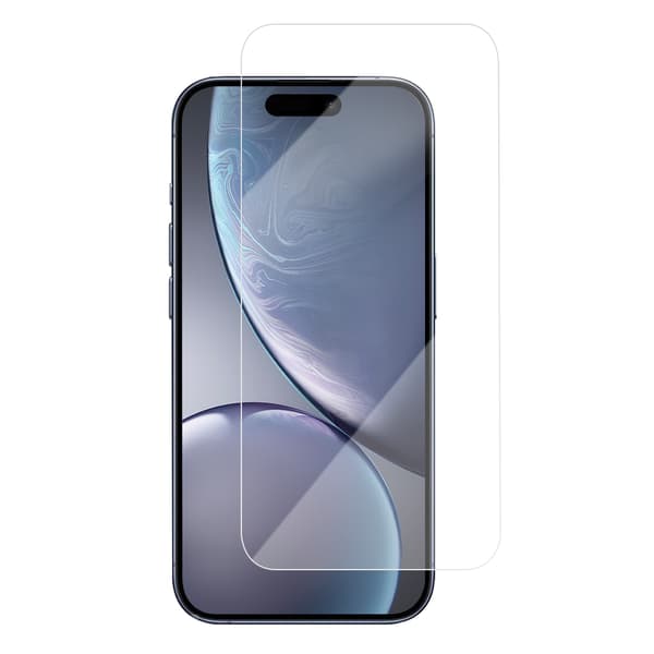 Härdat glas 2,5D för iPhone 15 Pro 6,1\"