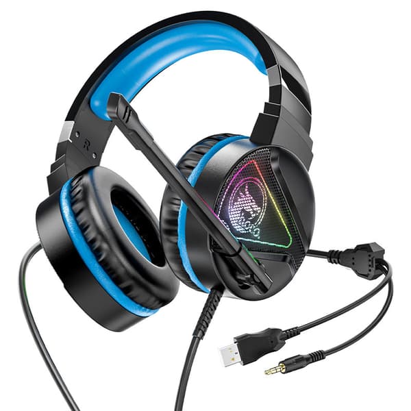 Hoco W104 Drift Gaming Headset Blå