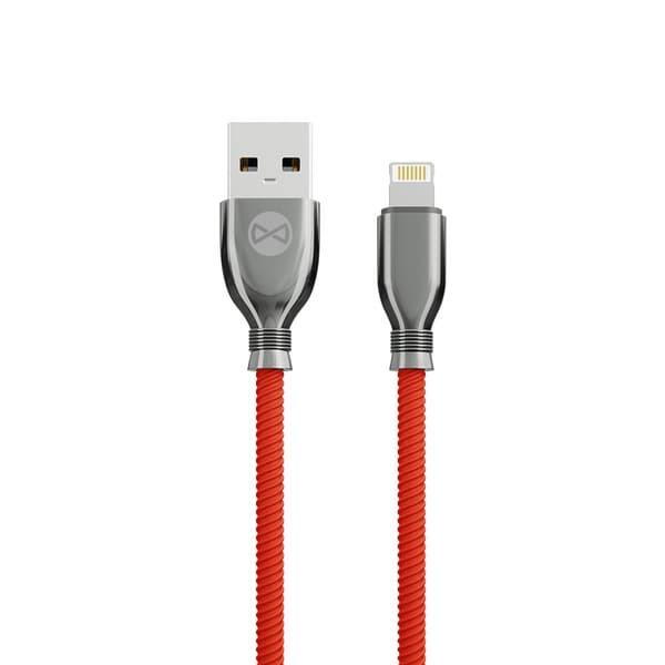 Forever Tornado-kabel USB - Lightning 1,0 m 3A röd röd