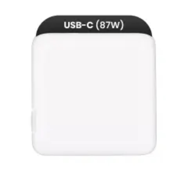 87W USB-C strömadapter endast för MacBook / iMac / Mac (OEM-kvalitet Ny) (Bulkförpackning)