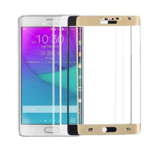 HELTÄCKAND  för  Samsung GALAXY S6 Edge guld Transparent