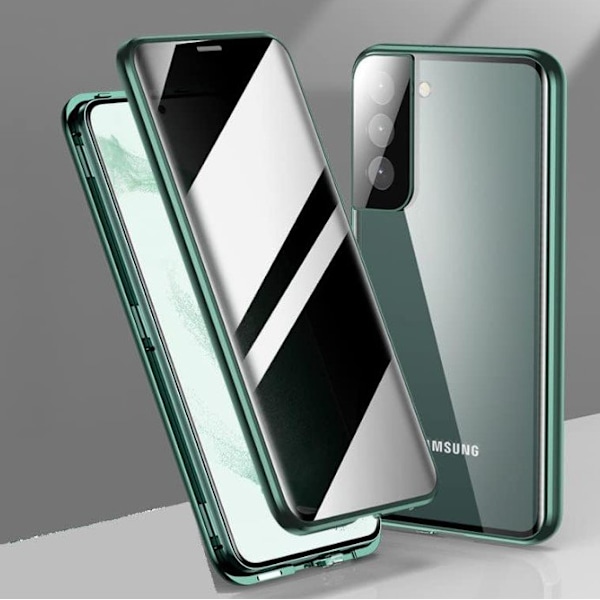 Sekretess magnetiskt fodral för Samsung S25 grön grön