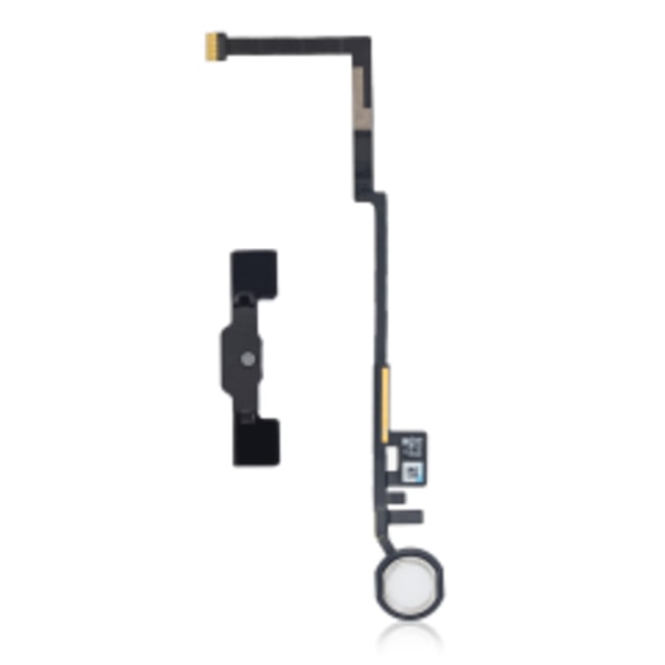Hemknapp Flexkabel för iPad 5 (2017) / iPad 6 (2018) (Eftermarknad Plus) (Vit)
