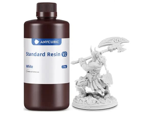 Anycubic Standard V2 1kg Resin vit vit