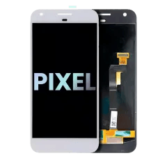 OLED-enhet utan ram för Google Pixel (äkta OEM) (vit) vit
