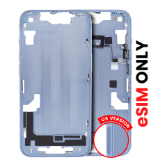 Mellanstomme med smådelar för iPhone 14 Plus (amerikansk version) (Aftermarket Plus) (blå) blå