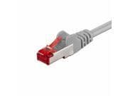 Goobay RJ45 CAT 6 S/FTP LSZH 0.25m Grey grå