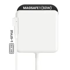 60W MagSafe 1 strömadapter med kabel (L-stil) för MacBook (OEM Grade A) (bulkförpackning)