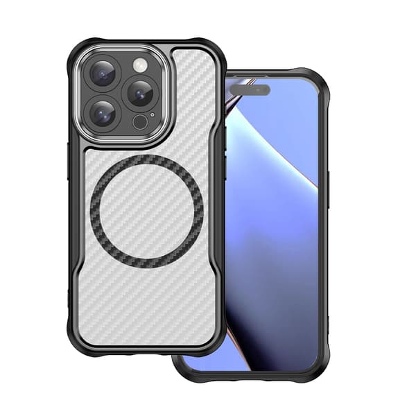 Defender Carbon Mag-skal för iPhone 16 Pro Max 6,9\" svart