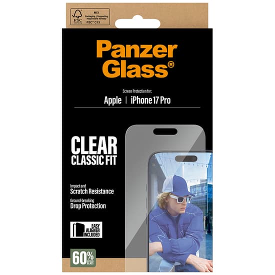 PanzerGlass® Skärmskydd iPhone 2025 6.3 iPhone 17 Pro