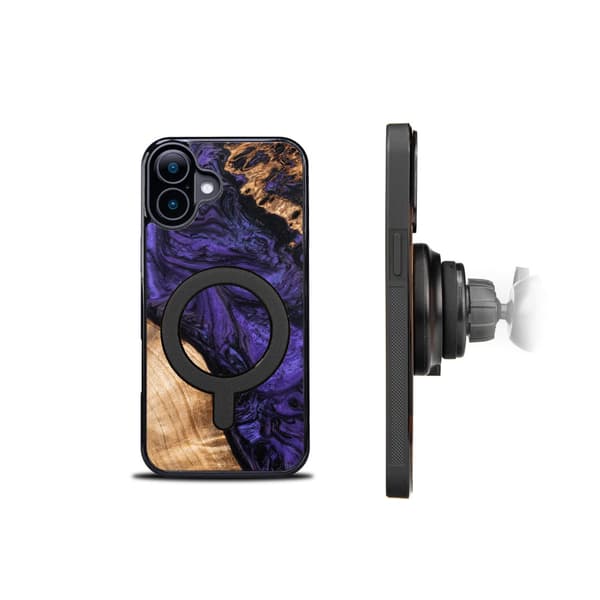 Bewood Unique Case for iPhone 16 Plus 6.7\" Violet with MagSafe