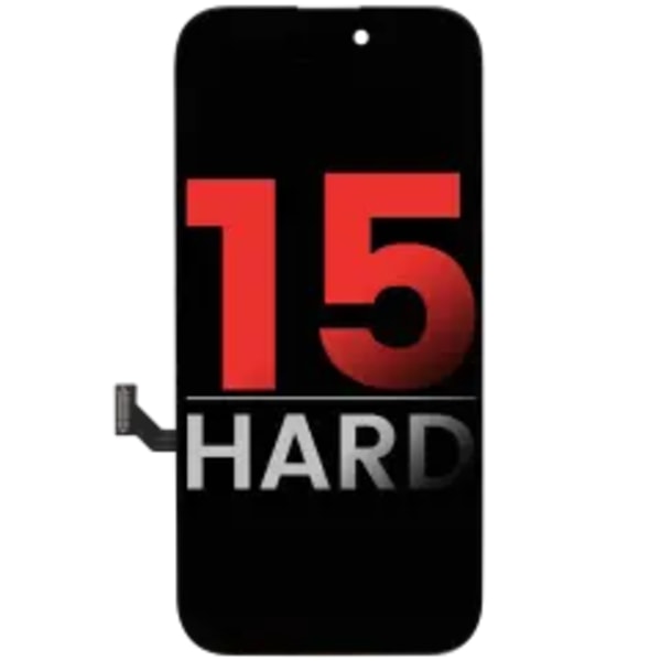 OLED-enhet för iPhone 15 (Eftermarknad Plus: Hård)