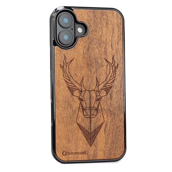 Bewood case for iPhone 16 Plus 6.7\" Deer Imbuia